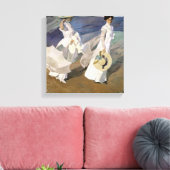 Langs de Seashore, 1909 Canvas Afdruk (Insitu (Woonkamer))