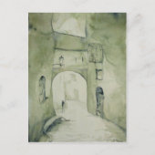 langs de straten briefkaart (Voorkant)