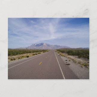 langs de weg - El Capitan - Guadalupe Mountains Briefkaart