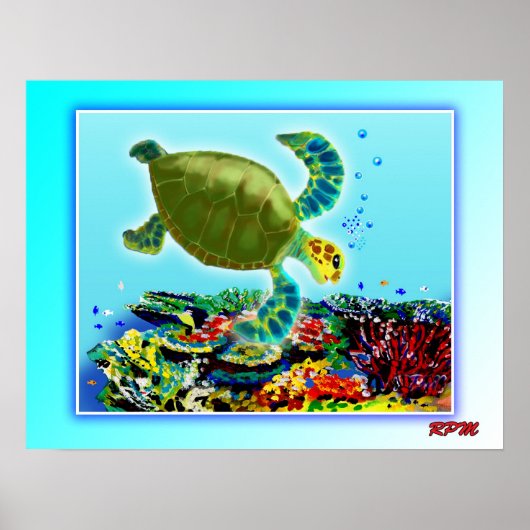 Langs het Great Barrier Reef Poster (Voorkant)