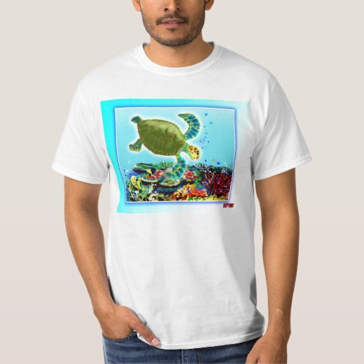 Langs het Great Barrier Reef T-shirt (Voorkant)