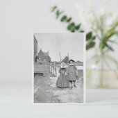 Langs het Kanaal in het Oude Manhattan Briefkaart (Staand voorkant)