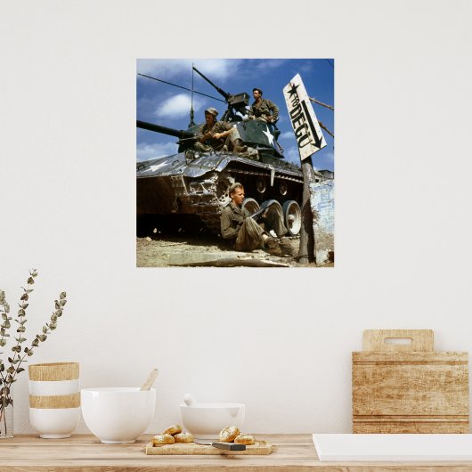 langs het Naktong Front Poster (Keuken)