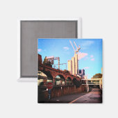 Langs het spoor magneet (Voorkant / Achterkant)