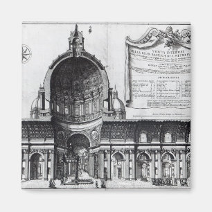 Langsdoorsnede van St. Peter's Magneet