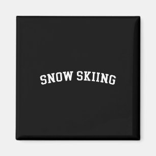 Langsnow skiën _1 magneet