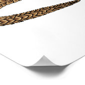 Langstaartpangoline cartoon poster (Hoek)