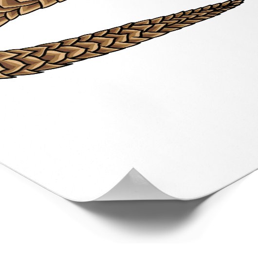 Langstaartpangoline cartoon poster (Hoek)