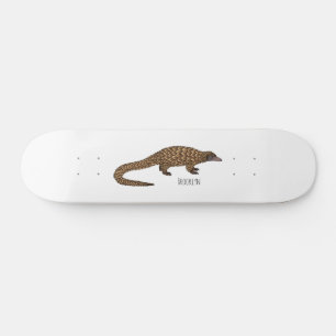 Langstaartpangoline cartoon skateboard