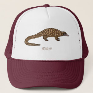 Langstaartpangoline cartoon trucker pet