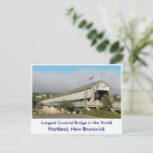 Langste overdekte brug in de wereld... briefkaart (Staand voorkant)