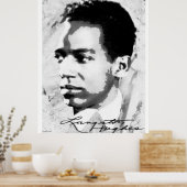 Langston Hughes Poster (Keuken)