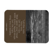 Langston Hughes Rain Quote Magneet (Horizontaal)