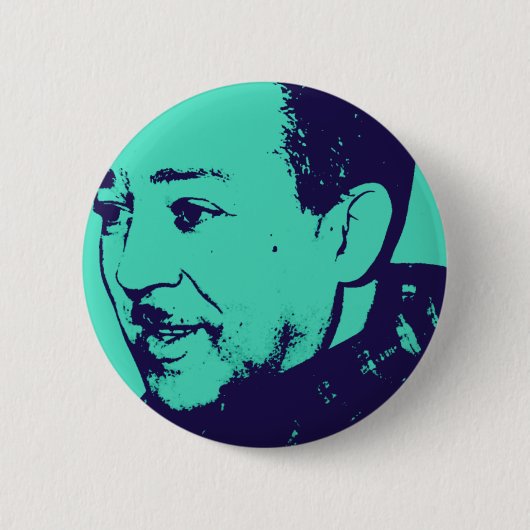 Langston Hughes Ronde Button 5,7 Cm (Voorkant)