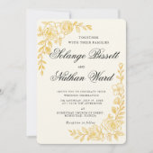 'Language of Love' All-in-One Wedding Invitation (Devant)