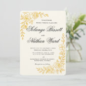 'Language of Love' All-in-One Wedding Invitation (Debout devant)