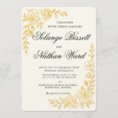 'Language of Love' All-in-One Wedding Invitation (Devant)