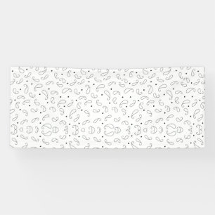 Langue, bannière gris foncé