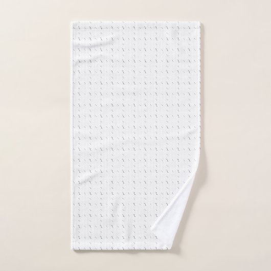 Langue, Blanc vert (Serviette à main)