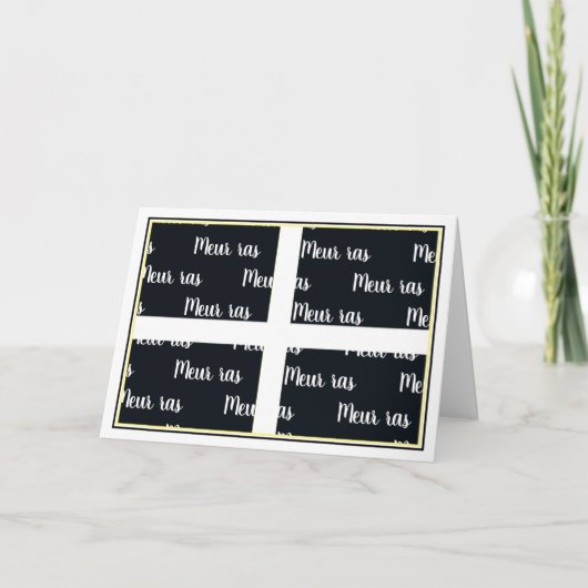 Langue cornoise merci meur ras (Devant)