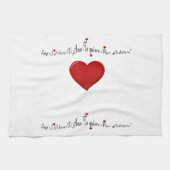 Langue d'amour - Serviettes de cuisine (Horizontal)