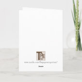 Langue de chien de boîte sotte Sticking Out Carte  (Dos)