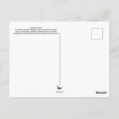 Langue de la carte postale Rose (Dos)