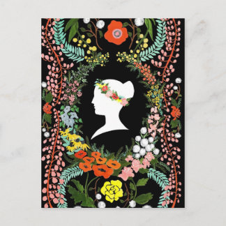 Langue des fleurs carte postale vierge