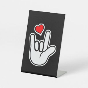 Langue des signes I Love You Sign