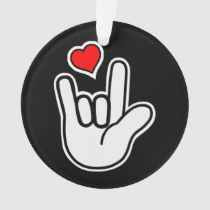 Langue des signes I Love You Sign