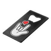 Langue des signes I Love You Sign (Dos Angle)