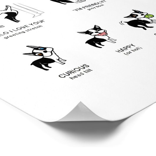 LANGUE DOGGIE Grande affiche (Coin)