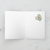 Langue galloise Chien Rose Grand-parents Carte de (Intérieur)