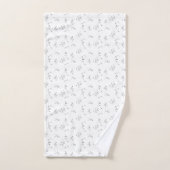 Langue, Gris de colombe (Serviette à main)