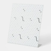 Langue, Panneau Pedestal Blanc Vert (Recto)