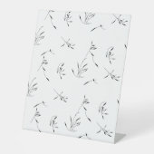 Langue, signe Pedestal Gris Dove (Recto)