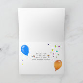 Langue Sourde Bonne Carte de voeux d'anniversaire (Intérieur)