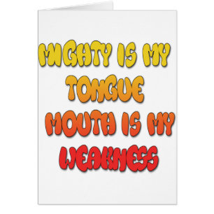 Langue Tirée : Drôle Citation Langue Colorée Texte