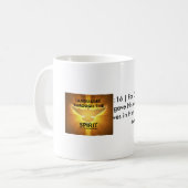 Langues par la tasse de blanc de 3h16 de l'esprit (Devant gauche)