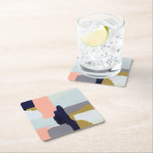 Languid Vierkante Kartonnen Onderzetter (Insitu)