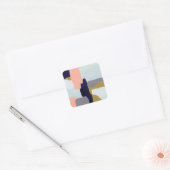 Languid Vierkante Sticker (Envelop)