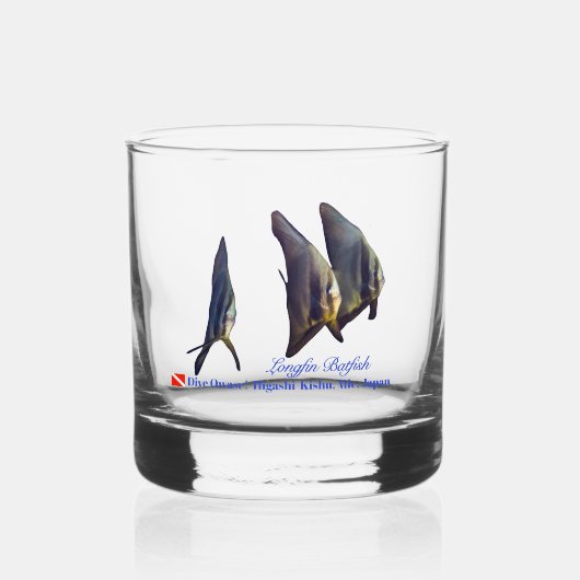 langvin-roodbaars whisky glas (Voorkant)