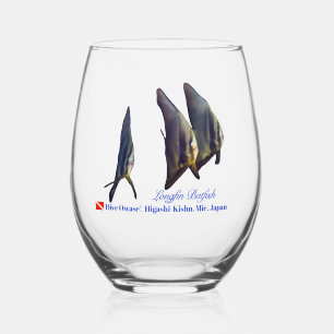 langvin-roodbaars wijnglas zonder voet