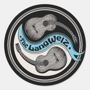 LangWelZ Yin Yang Ronde Sticker