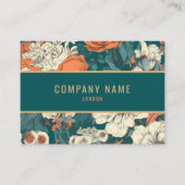 Langwerpachtergrond, goudgrens visitekaartje (Voorkant)