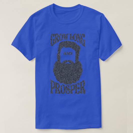 Langwerpige baard en  baardstukken D T-shirt (Design voorkant)
