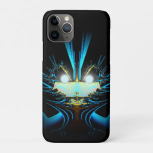 Langwerpige blauw schepping iPhone 11 pro hoesje