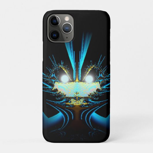 Langwerpige blauw schepping Case-Mate iPhone case (Achterkant)