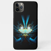 Langwerpige blauw schepping Case-Mate iPhone case (Achterkant)