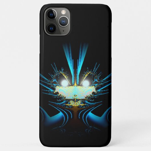 Langwerpige blauw schepping Case-Mate iPhone case (Achterkant)